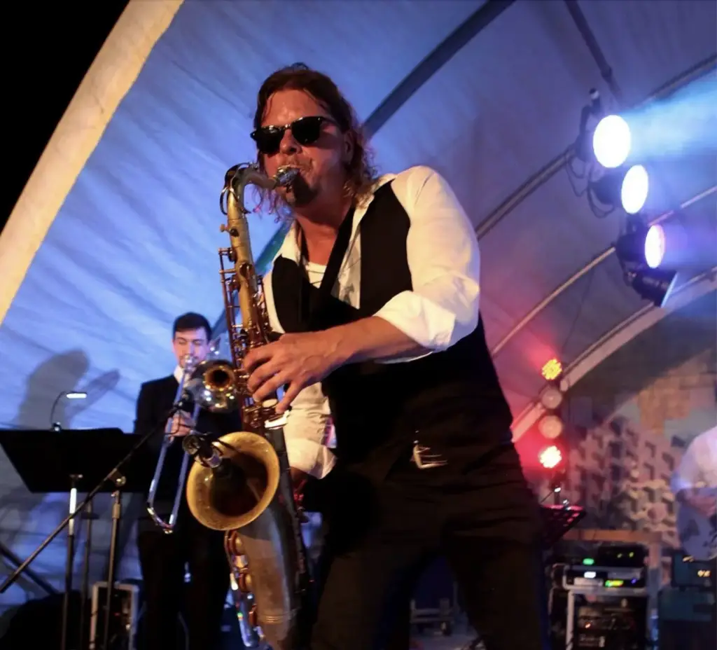 Saxophone and High-energy DJ performances